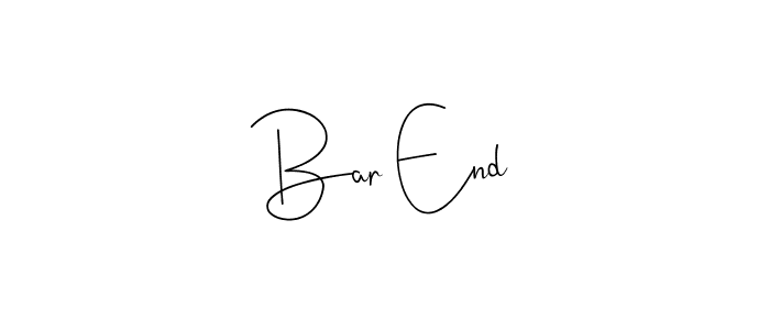 How to Draw Bar End signature style? Andilay-7BmLP is a latest design signature styles for name Bar End. Bar End signature style 4 images and pictures png