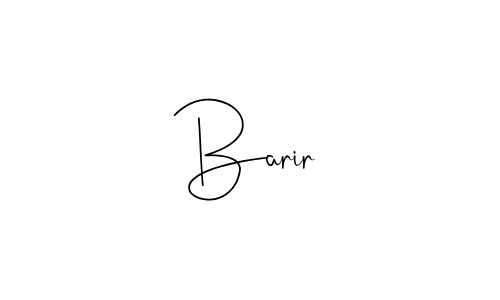 Design your own signature with our free online signature maker. With this signature software, you can create a handwritten (Andilay-7BmLP) signature for name Barir. Barir signature style 4 images and pictures png