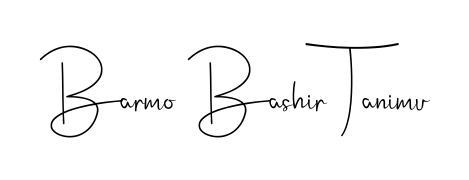Create a beautiful signature design for name Barmo Bashir Tanimu. With this signature (Andilay-7BmLP) fonts, you can make a handwritten signature for free. Barmo Bashir Tanimu signature style 4 images and pictures png