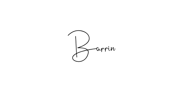 You should practise on your own different ways (Andilay-7BmLP) to write your name (Barrin) in signature. don't let someone else do it for you. Barrin signature style 4 images and pictures png