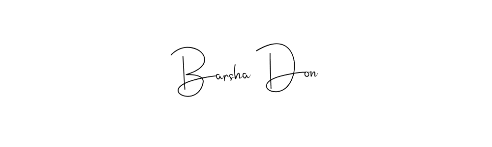 How to make Barsha Don signature? Andilay-7BmLP is a professional autograph style. Create handwritten signature for Barsha Don name. Barsha Don signature style 4 images and pictures png
