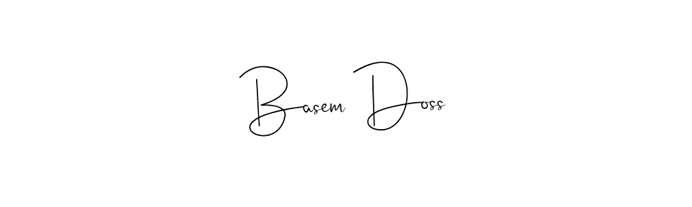 if you are searching for the best signature style for your name Basem Doss. so please give up your signature search. here we have designed multiple signature styles  using Andilay-7BmLP. Basem Doss signature style 4 images and pictures png