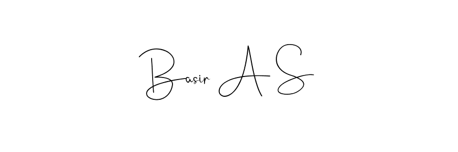 Make a beautiful signature design for name Basir A S. Use this online signature maker to create a handwritten signature for free. Basir A S signature style 4 images and pictures png