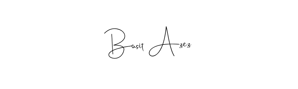 This is the best signature style for the Basit Azez name. Also you like these signature font (Andilay-7BmLP). Mix name signature. Basit Azez signature style 4 images and pictures png