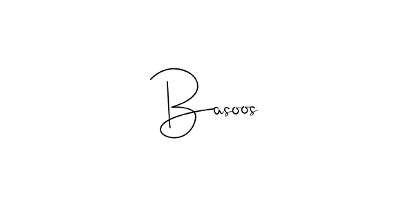 Basoos stylish signature style. Best Handwritten Sign (Andilay-7BmLP) for my name. Handwritten Signature Collection Ideas for my name Basoos. Basoos signature style 4 images and pictures png