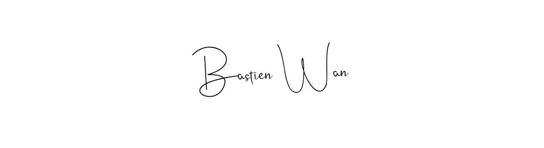 Similarly Andilay-7BmLP is the best handwritten signature design. Signature creator online .You can use it as an online autograph creator for name Bastien Wan. Bastien Wan signature style 4 images and pictures png