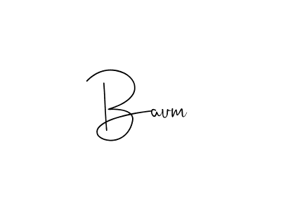 Make a beautiful signature design for name Baum. With this signature (Andilay-7BmLP) style, you can create a handwritten signature for free. Baum signature style 4 images and pictures png