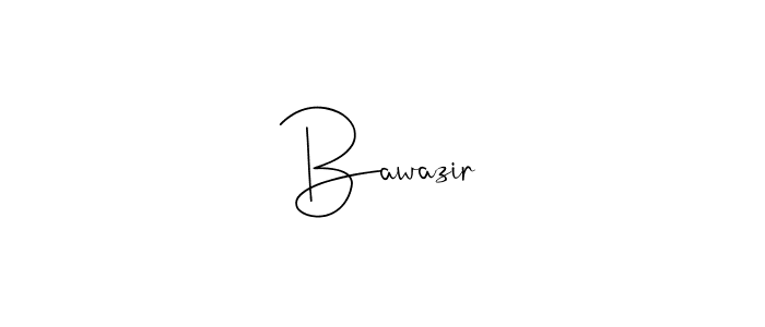 You should practise on your own different ways (Andilay-7BmLP) to write your name (Bawazir) in signature. don't let someone else do it for you. Bawazir signature style 4 images and pictures png