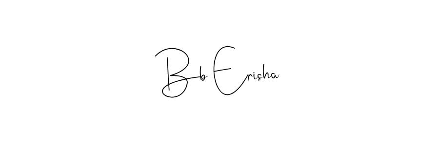 The best way (Andilay-7BmLP) to make a short signature is to pick only two or three words in your name. The name Bb Erisha include a total of six letters. For converting this name. Bb Erisha signature style 4 images and pictures png