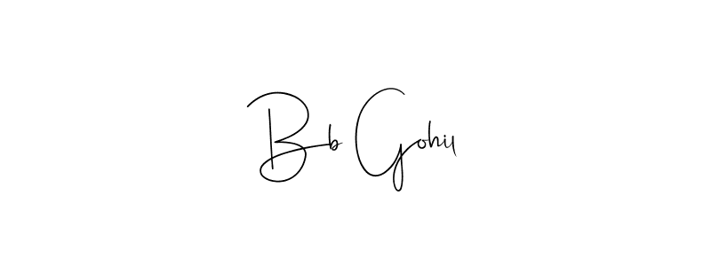 This is the best signature style for the Bb Gohil name. Also you like these signature font (Andilay-7BmLP). Mix name signature. Bb Gohil signature style 4 images and pictures png