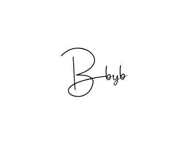 Use a signature maker to create a handwritten signature online. With this signature software, you can design (Andilay-7BmLP) your own signature for name Bbyb. Bbyb signature style 4 images and pictures png