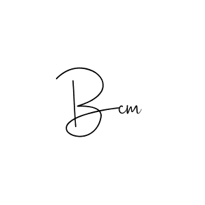 This is the best signature style for the Bcm name. Also you like these signature font (Andilay-7BmLP). Mix name signature. Bcm signature style 4 images and pictures png