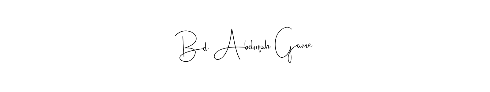 Best and Professional Signature Style for Bd Abdullah Game. Andilay-7BmLP Best Signature Style Collection. Bd Abdullah Game signature style 4 images and pictures png