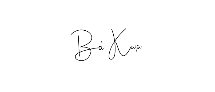 How to Draw Bd Kala signature style? Andilay-7BmLP is a latest design signature styles for name Bd Kala. Bd Kala signature style 4 images and pictures png