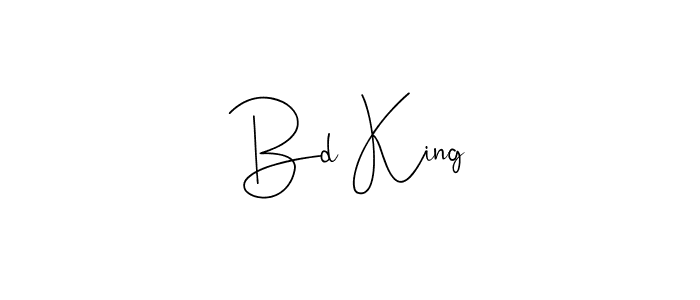 You can use this online signature creator to create a handwritten signature for the name Bd King. This is the best online autograph maker. Bd King signature style 4 images and pictures png