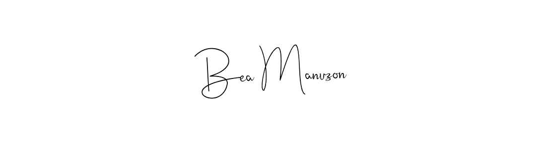 if you are searching for the best signature style for your name Bea Manuzon. so please give up your signature search. here we have designed multiple signature styles  using Andilay-7BmLP. Bea Manuzon signature style 4 images and pictures png