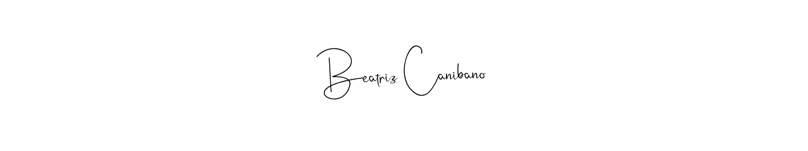 How to make Beatriz Canibano signature? Andilay-7BmLP is a professional autograph style. Create handwritten signature for Beatriz Canibano name. Beatriz Canibano signature style 4 images and pictures png