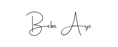 Get inspired by this graceful Andilay-7BmLP signature style for name Bebe Aye. Smooth loops and balanced proportions for everyday use. Bebe Aye signature style 4 images and pictures png