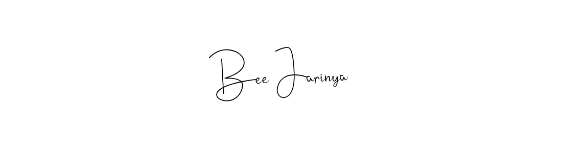 Use a signature maker to create a handwritten signature online. With this signature software, you can design (Andilay-7BmLP) your own signature for name Bee Jarinya. Bee Jarinya signature style 4 images and pictures png