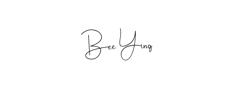 Design your own signature with our free online signature maker. With this signature software, you can create a handwritten (Andilay-7BmLP) signature for name Bee Ying. Bee Ying signature style 4 images and pictures png