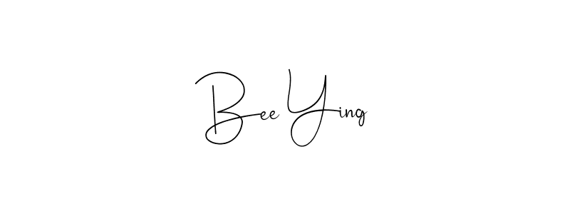 Make a beautiful signature design for name Bee Ying. With this signature (Andilay-7BmLP) style, you can create a handwritten signature for free. Bee Ying signature style 4 images and pictures png