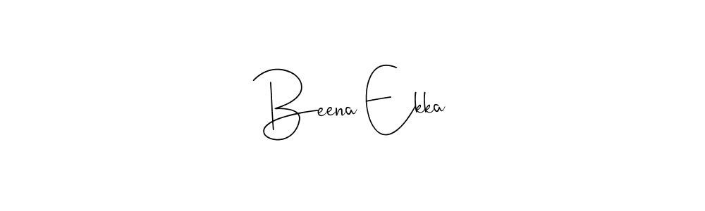 The best way (Andilay-7BmLP) to make a short signature is to pick only two or three words in your name. The name Beena Ekka include a total of six letters. For converting this name. Beena Ekka signature style 4 images and pictures png