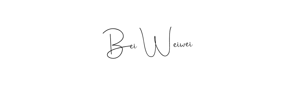 How to make Bei Weiwei name signature. Use Andilay-7BmLP style for creating short signs online. This is the latest handwritten sign. Bei Weiwei signature style 4 images and pictures png