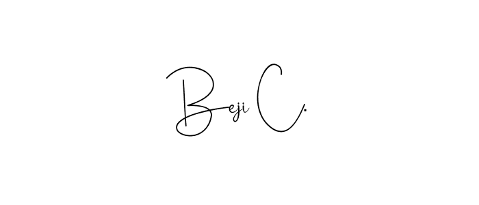 It looks lik you need a new signature style for name Beji C.. Design unique handwritten (Andilay-7BmLP) signature with our free signature maker in just a few clicks. Beji C. signature style 4 images and pictures png