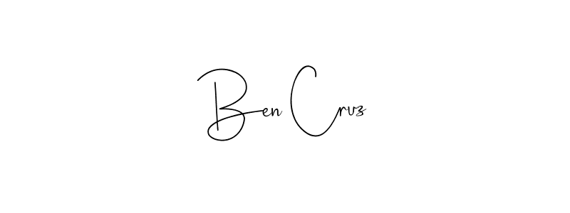 Design your own signature with our free online signature maker. With this signature software, you can create a handwritten (Andilay-7BmLP) signature for name Ben Cruz. Ben Cruz signature style 4 images and pictures png