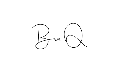 You should practise on your own different ways (Andilay-7BmLP) to write your name (Ben Q) in signature. don't let someone else do it for you. Ben Q signature style 4 images and pictures png