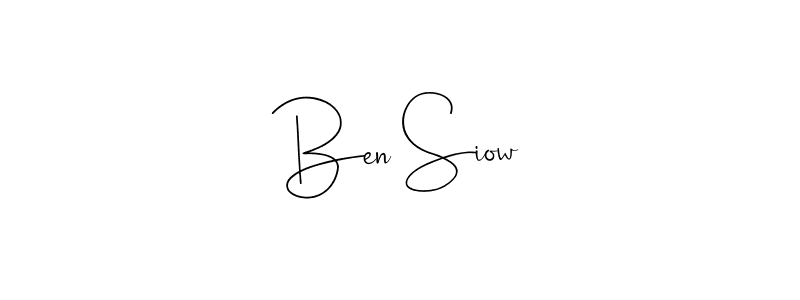 Make a beautiful signature design for name Ben Siow. Use this online signature maker to create a handwritten signature for free. Ben Siow signature style 4 images and pictures png