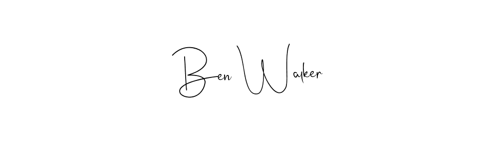 Best and Professional Signature Style for Ben Walker. Andilay-7BmLP Best Signature Style Collection. Ben Walker signature style 4 images and pictures png