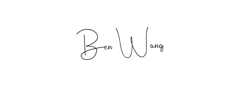 Also You can easily find your signature by using the search form. We will create Ben Wang name handwritten signature images for you free of cost using Andilay-7BmLP sign style. Ben Wang signature style 4 images and pictures png