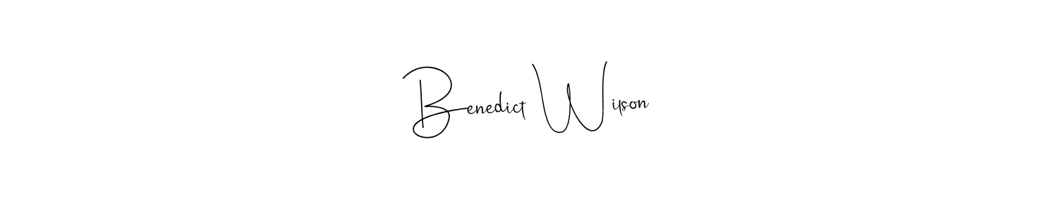 Use a signature maker to create a handwritten signature online. With this signature software, you can design (Andilay-7BmLP) your own signature for name Benedict Wilson. Benedict Wilson signature style 4 images and pictures png