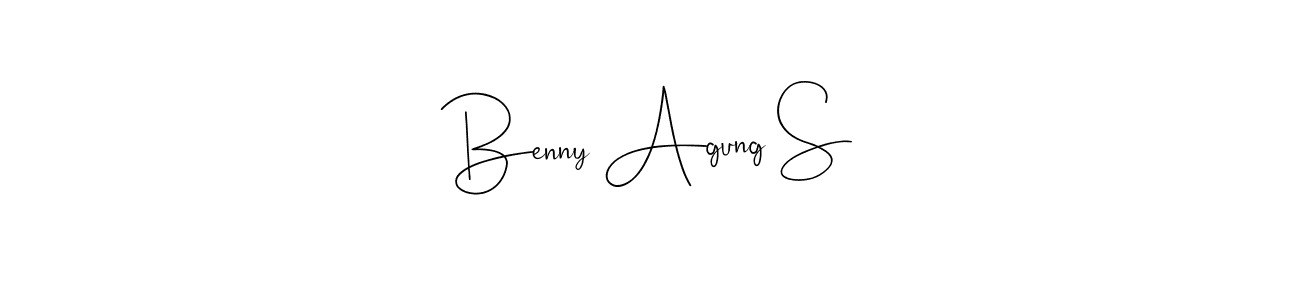 See photos of Benny Agung S official signature by Spectra . Check more albums & portfolios. Read reviews & check more about Andilay-7BmLP font. Benny Agung S signature style 4 images and pictures png