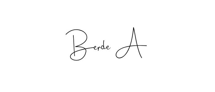 Use a signature maker to create a handwritten signature online. With this signature software, you can design (Andilay-7BmLP) your own signature for name Berde A. Berde A signature style 4 images and pictures png