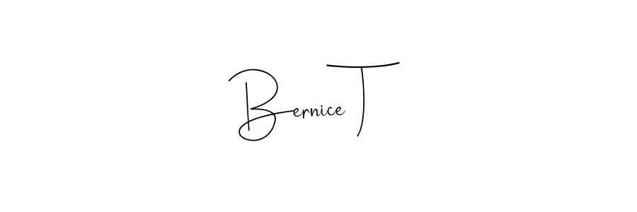 Use a signature maker to create a handwritten signature online. With this signature software, you can design (Andilay-7BmLP) your own signature for name Bernice T. Bernice T signature style 4 images and pictures png