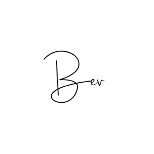 Design your own signature with our free online signature maker. With this signature software, you can create a handwritten (Andilay-7BmLP) signature for name Bev. Bev signature style 4 images and pictures png