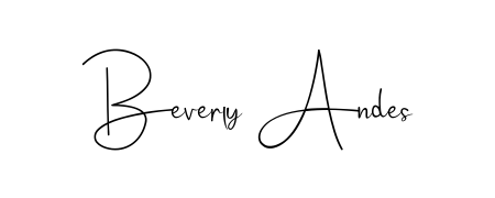 Enhance your business communications with Beverly Andes signature in Andilay-7BmLP lettering. Clean, modern, and universally compatible. Beverly Andes signature style 4 images and pictures png