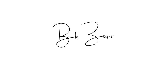 Similarly Andilay-7BmLP is the best handwritten signature design. Signature creator online .You can use it as an online autograph creator for name Bh Zaru. Bh Zaru signature style 4 images and pictures png