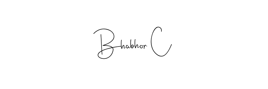 if you are searching for the best signature style for your name Bhabhor C. so please give up your signature search. here we have designed multiple signature styles  using Andilay-7BmLP. Bhabhor C signature style 4 images and pictures png
