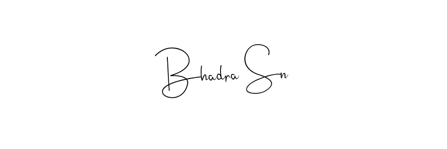 You can use this online signature creator to create a handwritten signature for the name Bhadra Sn. This is the best online autograph maker. Bhadra Sn signature style 4 images and pictures png