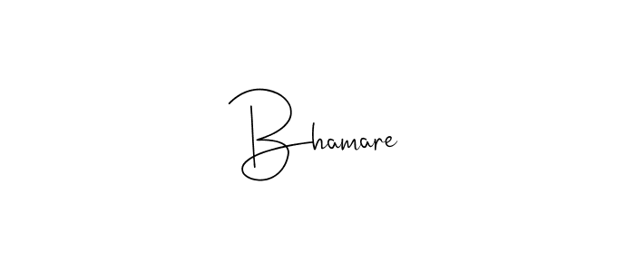 Bhamare stylish signature style. Best Handwritten Sign (Andilay-7BmLP) for my name. Handwritten Signature Collection Ideas for my name Bhamare. Bhamare signature style 4 images and pictures png