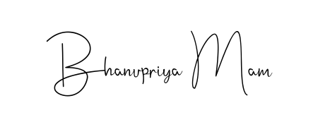 The Andilay-7BmLP handwriting style adds charm and authenticity to name Bhanupriya Mam. A wonderful choice for personal thank-you notes. Bhanupriya Mam signature style 4 images and pictures png