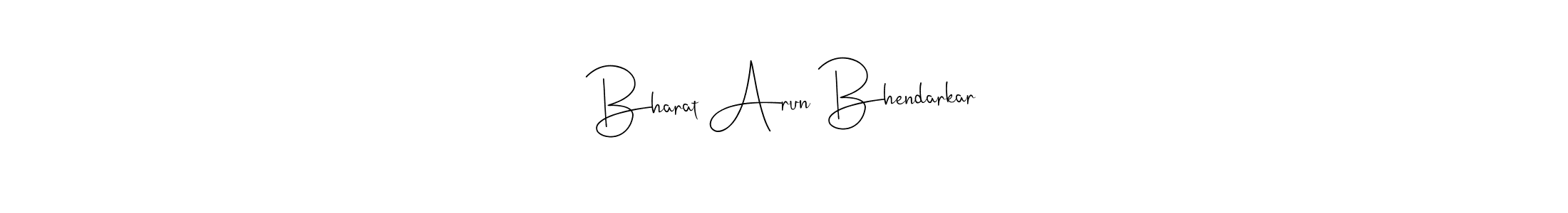 How to Draw Bharat Arun Bhendarkar signature style? Andilay-7BmLP is a latest design signature styles for name Bharat Arun Bhendarkar. Bharat Arun Bhendarkar signature style 4 images and pictures png