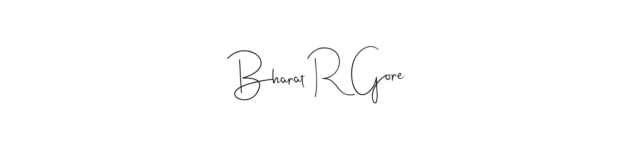 Make a beautiful signature design for name Bharat R Gore. Use this online signature maker to create a handwritten signature for free. Bharat R Gore signature style 4 images and pictures png