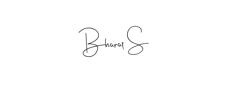 The best way (Andilay-7BmLP) to make a short signature is to pick only two or three words in your name. The name Bharat S include a total of six letters. For converting this name. Bharat S signature style 4 images and pictures png