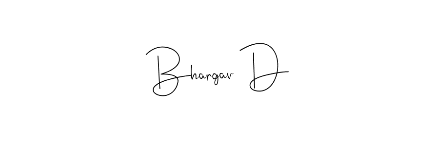 Also we have Bhargav D name is the best signature style. Create professional handwritten signature collection using Andilay-7BmLP autograph style. Bhargav D signature style 4 images and pictures png