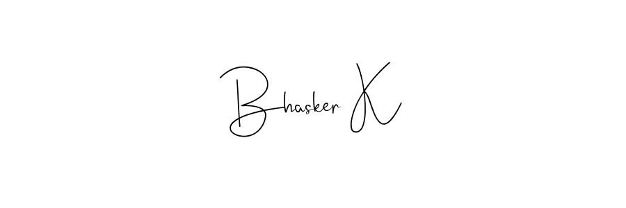 The best way (Andilay-7BmLP) to make a short signature is to pick only two or three words in your name. The name Bhasker K include a total of six letters. For converting this name. Bhasker K signature style 4 images and pictures png