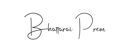 Personalize your online presence with Bhattarai Prem signature rendered in elegant Andilay-7BmLP font. Great for website footers and blogs. Bhattarai Prem signature style 4 images and pictures png